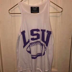 LSU football tank top